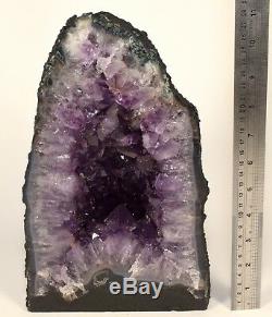 Large 17.8 LB 11.1 Cathedral Amethyst Geode Extra Quality Quartz Cluster Brazil