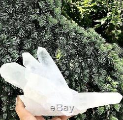 Large 2.63 Lbs All Natural Clear Quartz Cluster 10 x 5 Natural Healing Energy
