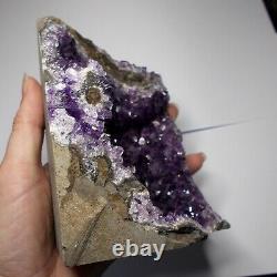 Large A-Grade Cut base Amethyst Geode Crystal Cluster minerals crystals RefAM2