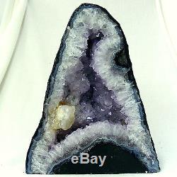 Large Amethyst Cathedral Quartz Crystal Cluster Natural Geode Cave 6.35kg 27cm
