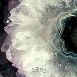 Large Amethyst Cathedral Quartz Crystal Cluster Natural Geode Cave 6.35kg 27cm