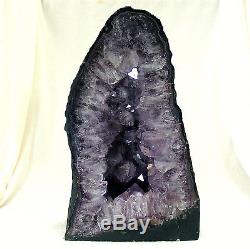 Large Amethyst Cathedral Quartz Crystal Cluster Natural Geode Cave 7.6kg 32cm