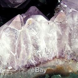Large Amethyst Cathedral Quartz Crystal Cluster Natural Geode Cave 7.6kg 32cm