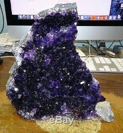 Large Amethyst Crystal Cluster Cathedral Geode From Uruguay