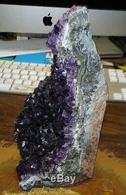 Large Amethyst Crystal Cluster Geode Cathedral From Uruguay