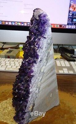 Large Amethyst Crystal Cluster Geode Cathedral From Uruguay