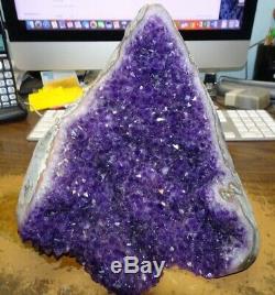 Large Amethyst Crystal Cluster Geode From Uruguay, Cathedral