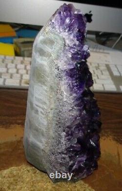 Large Amethyst Crystal Cluster Geode From Uruguay Cathedral