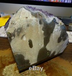 Large Amethyst Crystal Cluster Geode From Uruguay Cathedral 3 Citrine Crystal
