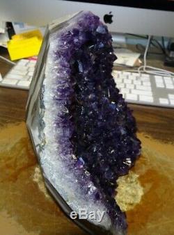 Large Amethyst Crystal Cluster Geode From Uruguay Cathedral 3 Citrine Crystal