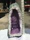 Large Amethyst Geode Cathedral Crystal Approximately 16h X 8w X 9d 23.8 Lbs