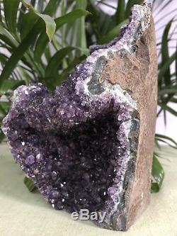Large Amethyst Geode Cluster Crystal Quartz Cut Base Amethyst Specimen Uruguay