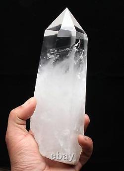 Large Clear Lemurian Quartz Natural Point Cluster Crystal Rough Healing