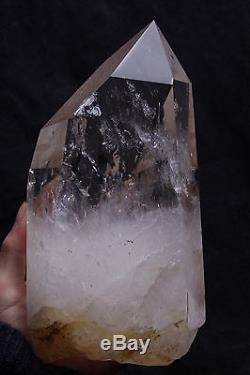 Large Clear Lemurian Seed Quartz Natural Point Cluster Crystal Rough Healing