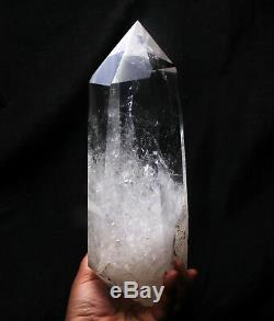 Large Clear Lemurian Seed Quartz Natural Point Cluster Crystal Rough Healing