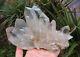 Large Clear Quartz Cluster Himalayan Crystal /mineral 200x130mm, Extra Quality