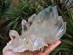 Large Clear Quartz Cluster Himalayan Crystal /Mineral 200x130mm, Extra Quality