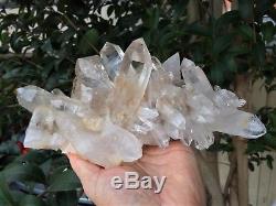 Large Clear Quartz Cluster Himalayan Crystal /Mineral 240x170mm, Extra Quality