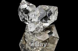 Large Herkimer Diamond Quartz Cluster 8 Crystals Fine Mineral Specimen