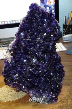 Large Huge Amethyst Crystal Cluster Cathedral Geode From Uruguay