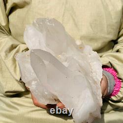 Large Natural White Quartz Crystal Cluster Rough Specimen Healing Stone