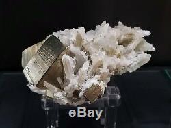 Large Quartz & Pyrite Crystal Cluster from Washington State