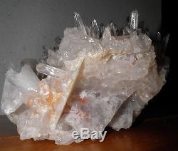 Lg 7.65 lb Water Clear HEALER AR. Quartz Crystal Cluster 5x8.6x10.7 -$300 OFF