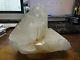 Lg. Clear Quartz Crystal Cluster Geode From Brazil Cathedral Lamp Light
