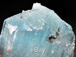 Museum 376 g HYDROTHERMALLY ETCHED Gem Aquamarine Crystal Cluster, Nagar, Pakist
