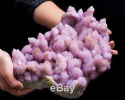 Museum! Gemmy Sprit Quartz Amethyst Crystals Cluster From South Africa