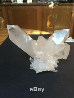 Museum Quality Quartz cluster, 8x6in, Mount Ida, Ark. From private collection