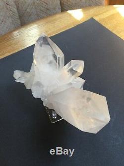 Museum Quality Quartz cluster, 8x6in, Mount Ida, Ark. From private collection