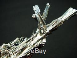 Museum Quality Shining STIBNITE Crystal Cluster Mineral Specimen