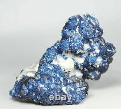 NATURAL Deep Blue spherality FLUORITE Quartz Crystal Cluster Mineral Specimen
