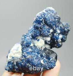 NATURAL Deep Blue spherality FLUORITE Quartz Crystal Cluster Mineral Specimen