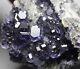 Natural Purple. Blue Fluorite Quartz Crystal Cluster Mineral Specimen/ China