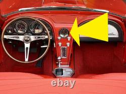 NEW! 1964 Corvette QUARTZ CLOCK PLASTIC BEZEL for Dash Cluster Battery Powered