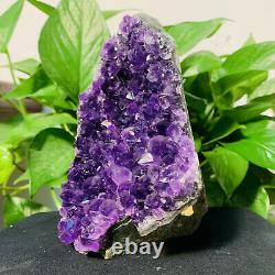Natural Amethyst geode quartz cluster specimen crystal energy Healing 967g