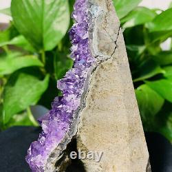 Natural Amethyst geode quartz cluster specimen crystal energy Healing 967g
