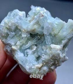 Natural Aquamarine Crystals bunch From Skardu Pakistan 220 Ct