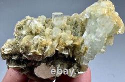 Natural Beautiful Aquamarine Crystals Bunch W. Mica @Skardu Pakistan 360 Cts