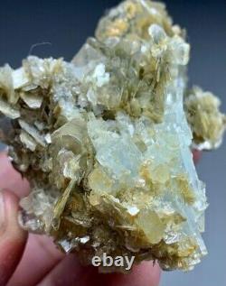 Natural Beautiful Aquamarine Crystals Bunch W. Mica @Skardu Pakistan 360 Cts