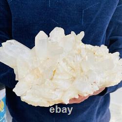 Natural Clear Quartz Crystal Cluster Healing Mineral Specimen 4880g