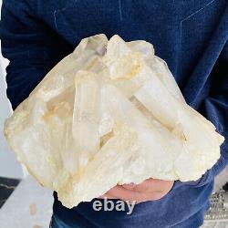 Natural Clear Quartz Crystal Cluster Healing Mineral Specimen 9480g