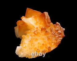 Natural Clear Raw Yellow Barite Quartz Crystal Cluster Rock Stone Mineral 478g