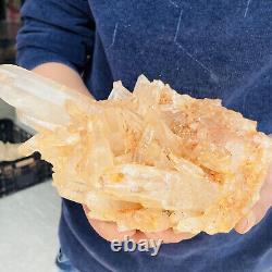 Natural Clear White Quartz Crystal Cluster Healing Mineral Specimen 2380g