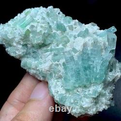 Natural Tourmaline Crystals Bunch Specimen From Afghanistan 450 Cts