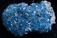 Natural Transparent Blue Cube Fluorite Crystal Cluster Mineral Specimen 605g