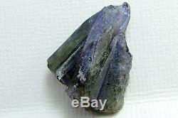 Natural Untreated Multi-Colored Tanzanite Crystal Cluster 23.75 Carats