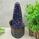 Natural Uruguay Deep Purple Crystal Quartz Amethyst Geode Clusters +stand A34